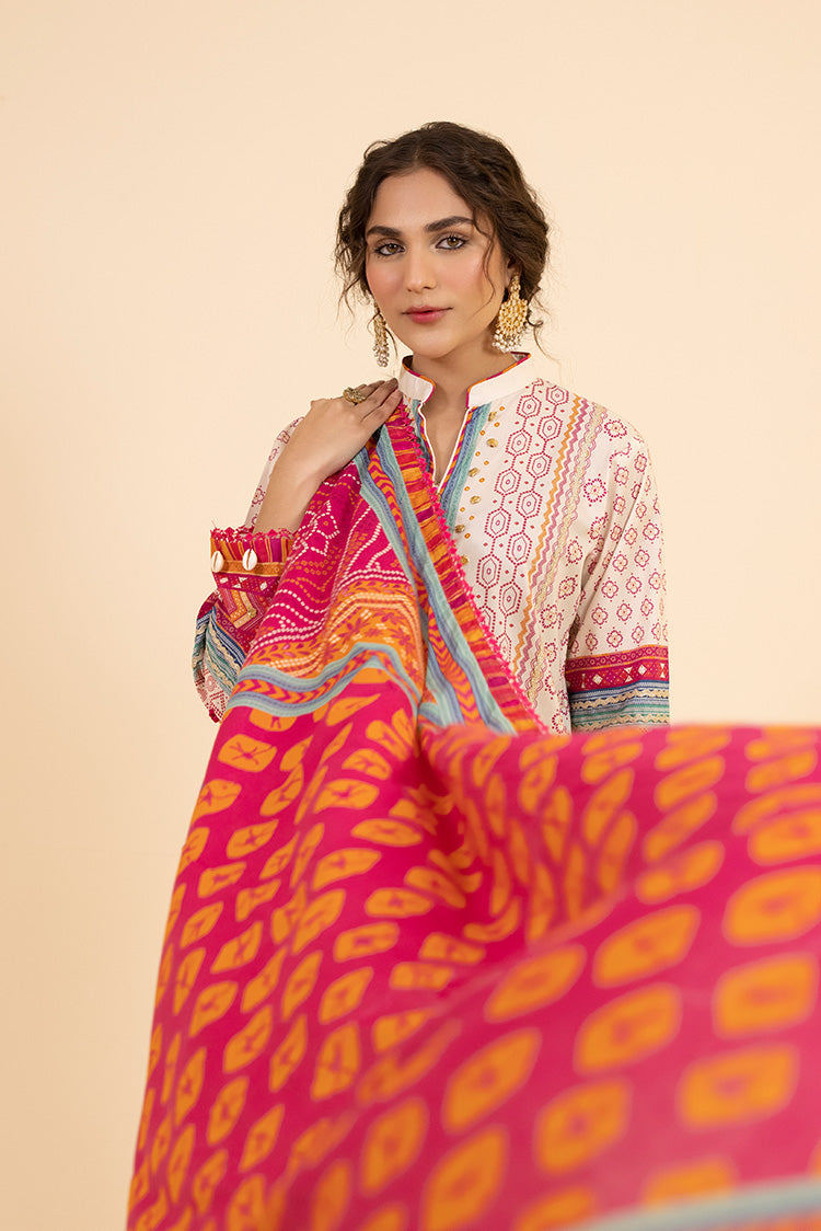 3-PC Unstitched Digital Printed Lawn Suit