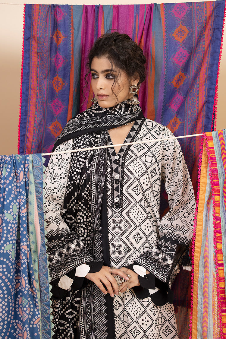 3-PC Unstitched Digital Printed Lawn Suit