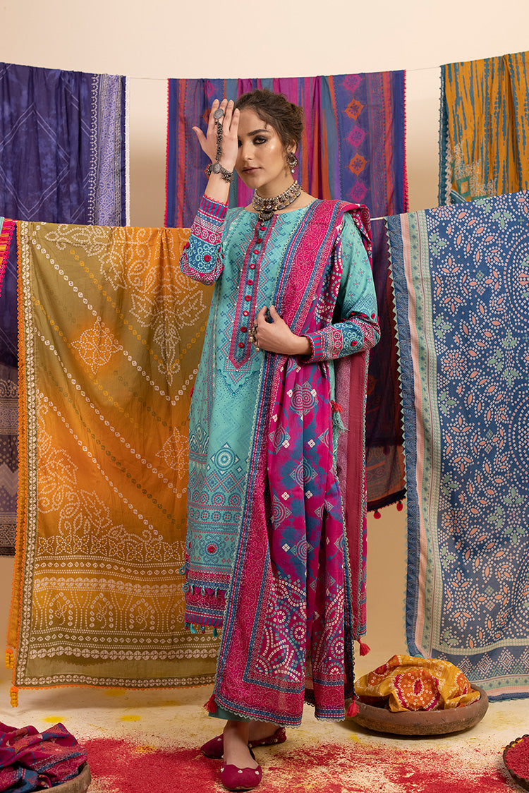 3-PC Unstitched Digital Printed Lawn Suit