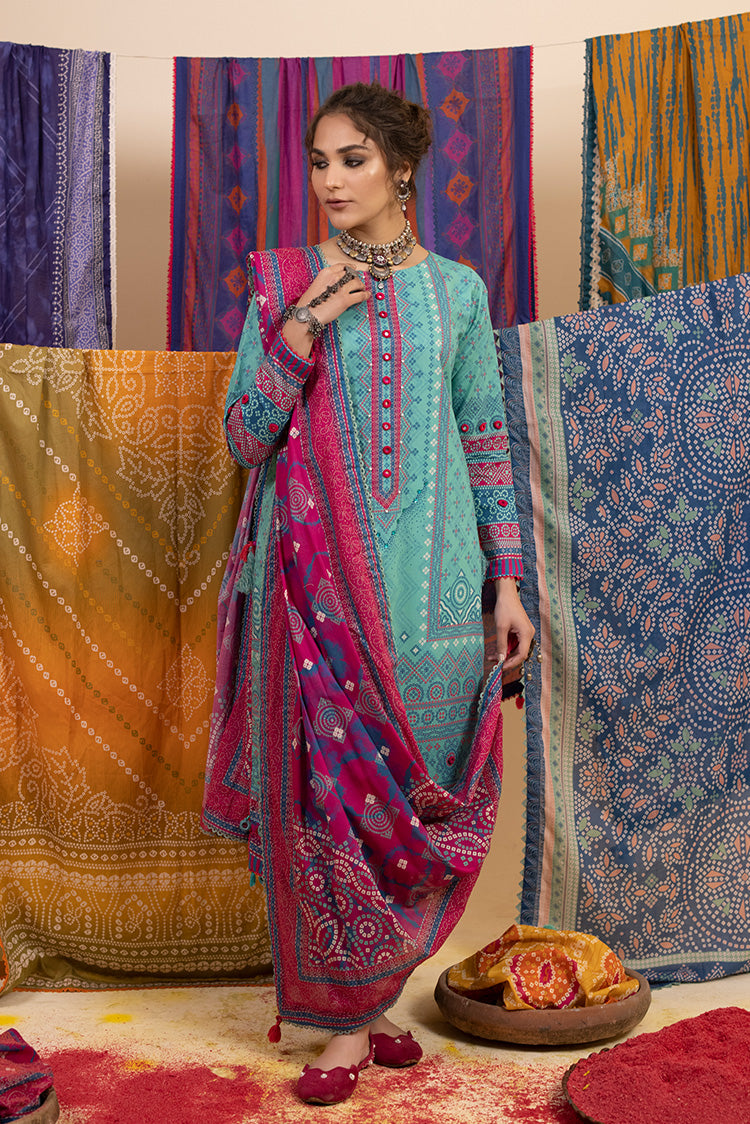 3-PC Unstitched Digital Printed Lawn Suit