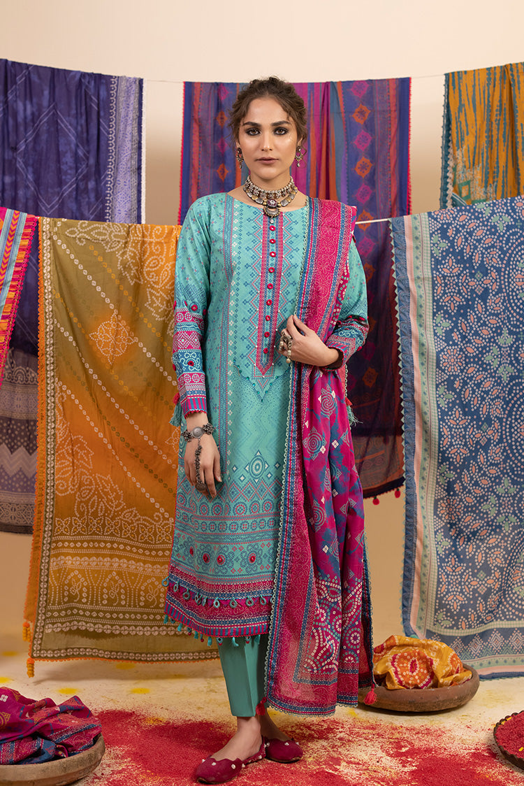 3-PC Unstitched Digital Printed Lawn Suit