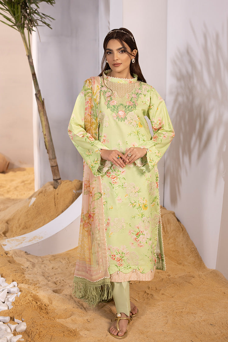 3-PC Unstitched Digital Printed Lawn Suit