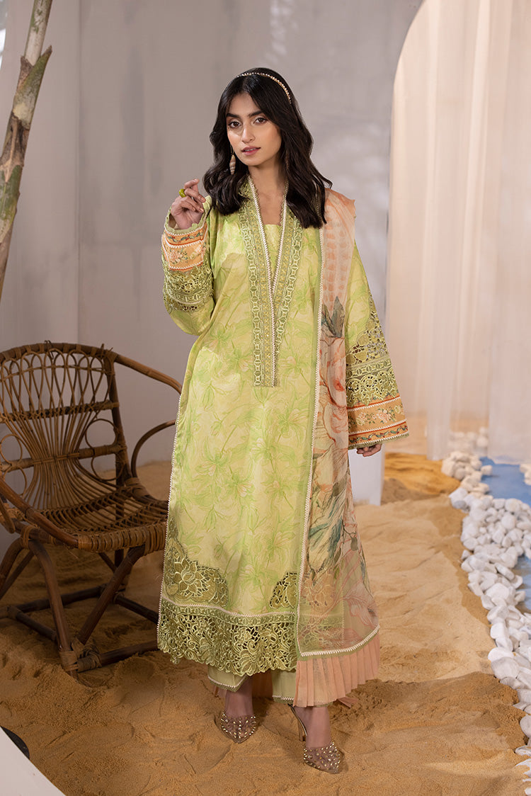 3-PC Unstitched Digital Printed Lawn Suit