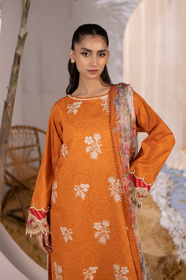 3-PC Unstitched Digital Printed Lawn Suit