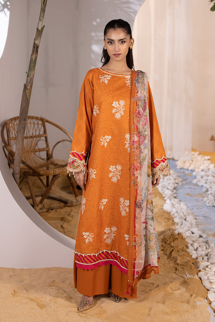 3-PC Unstitched Digital Printed Lawn Suit