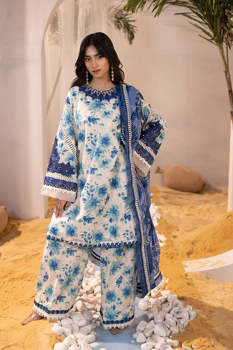 3-PC Unstitched Digital Printed Lawn Suit