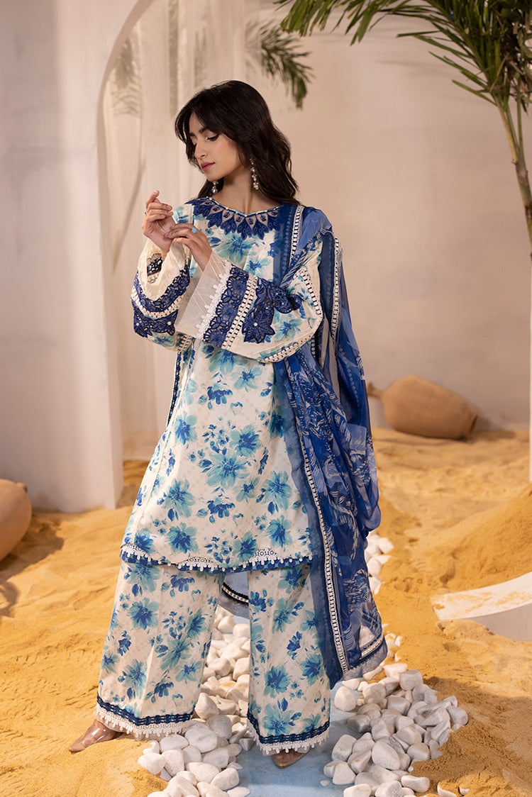 3-PC Unstitched Digital Printed Lawn Suit