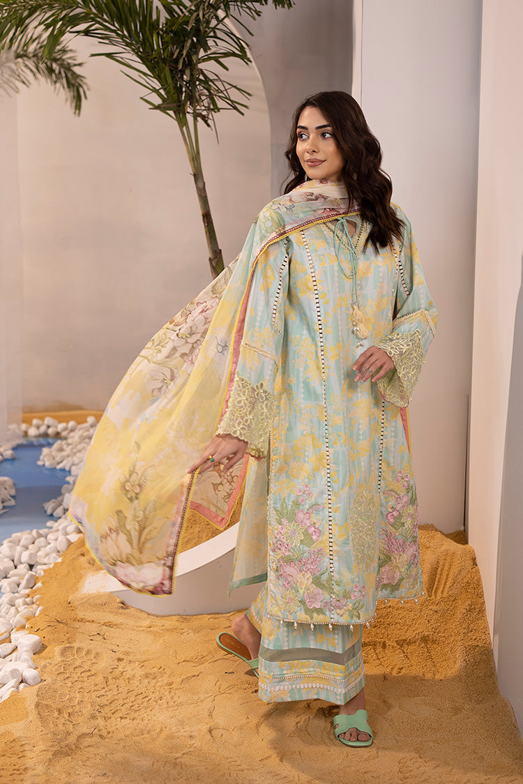 3-PC Unstitched Digital Printed Lawn Suit