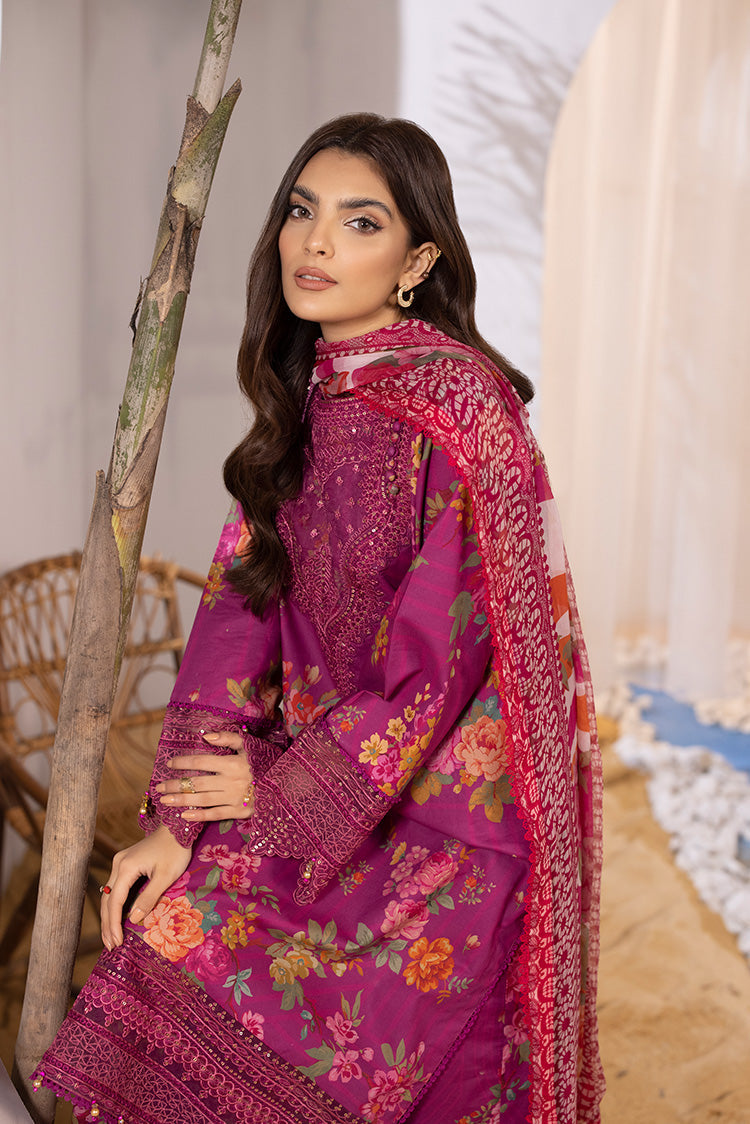 3-PC Unstitched Digital Printed Lawn Suit