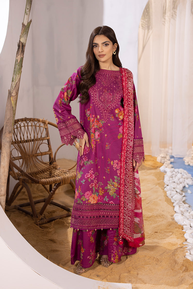 3-PC Unstitched Digital Printed Lawn Suit