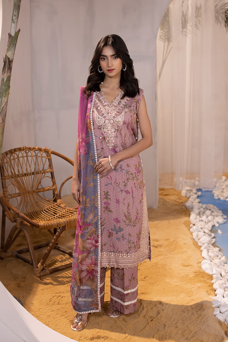 3-PC Unstitched Digital Printed Lawn Suit