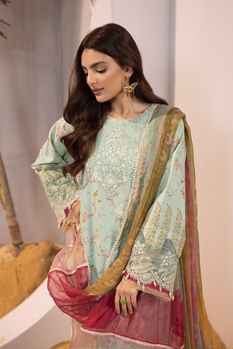 3-PC Unstitched Digital Printed Lawn Suit