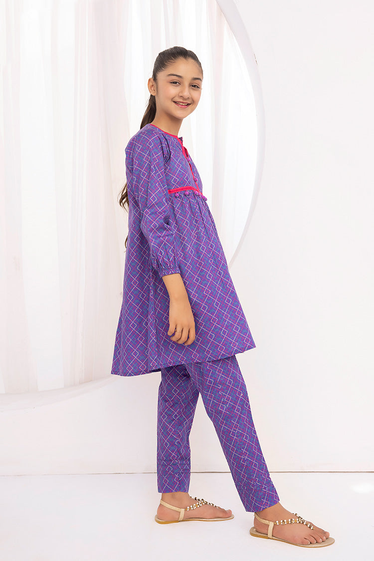 2-PC Stitched Printed Lawn Suit