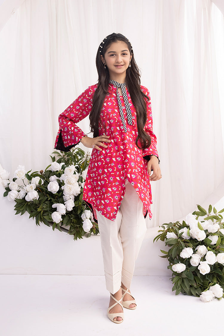 1-PC Stitched Printed Lawn Kurta