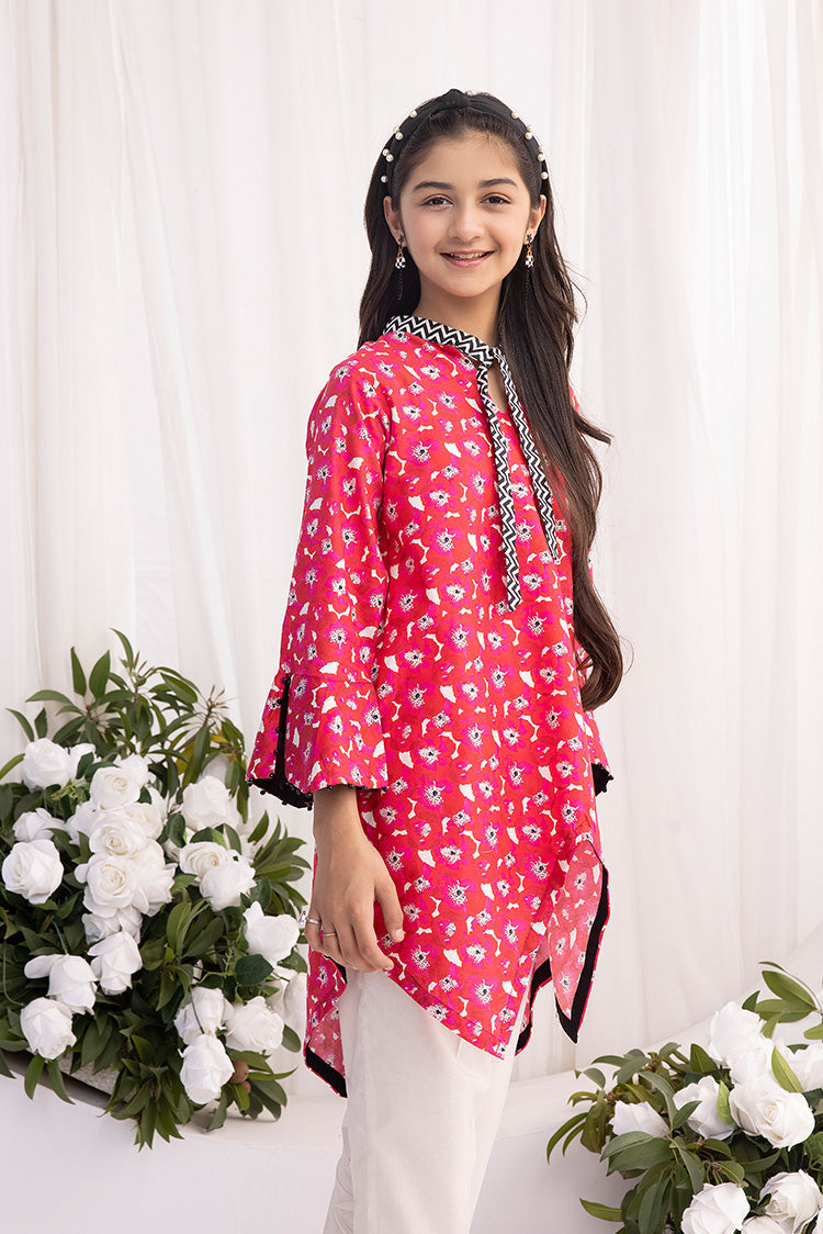 1-PC Stitched Printed Lawn Kurta