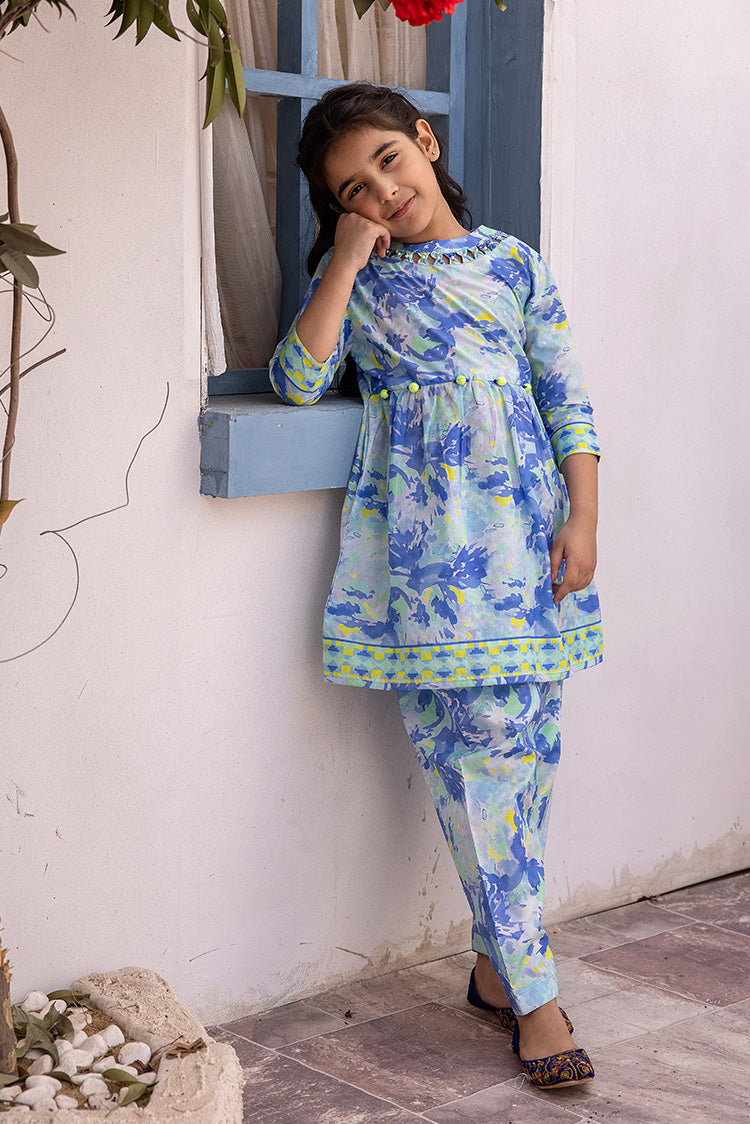 2-PC Stitched Printed Lawn Suit