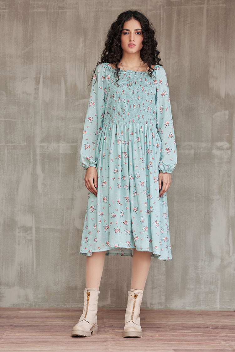 Western Georgette Dress