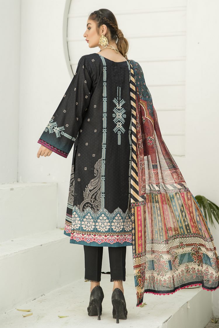 3-PC Stitched Lawn Suit