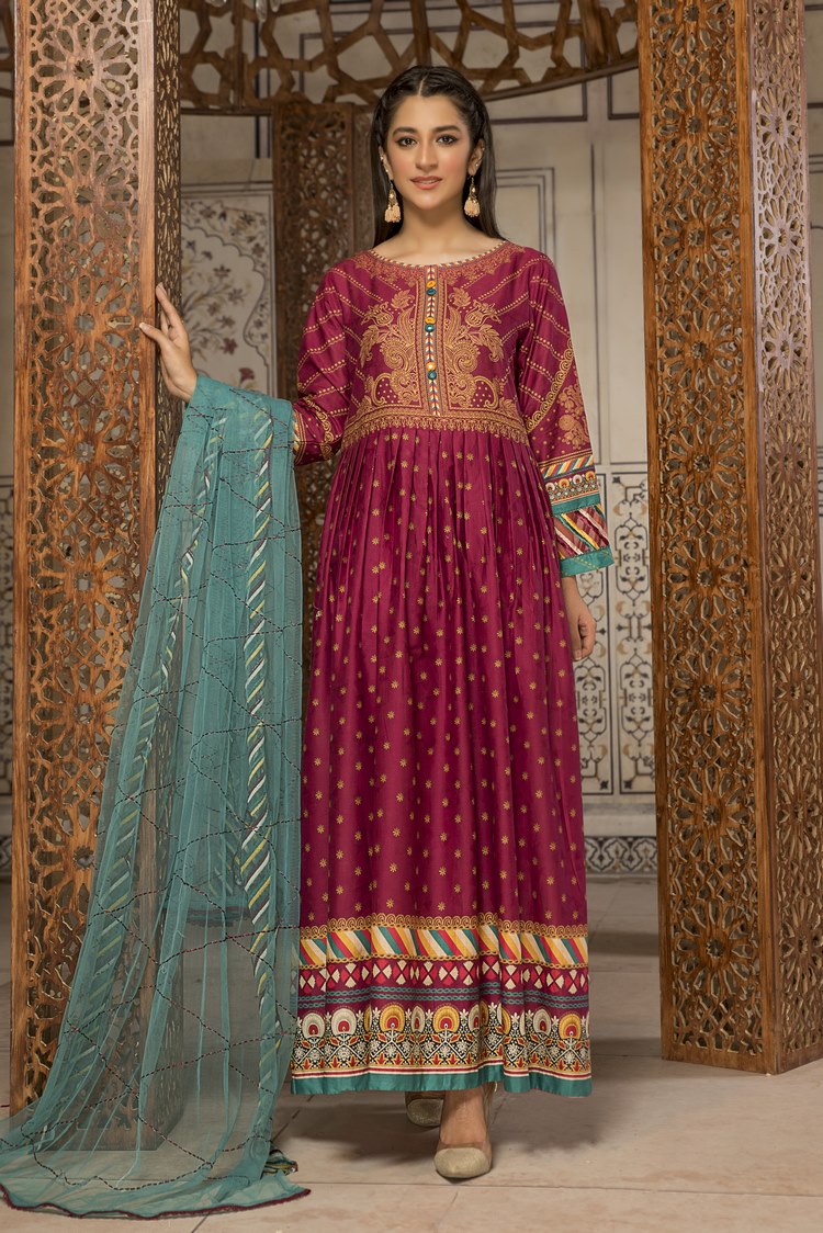 3-PC Stitched Self Jacquard Suit