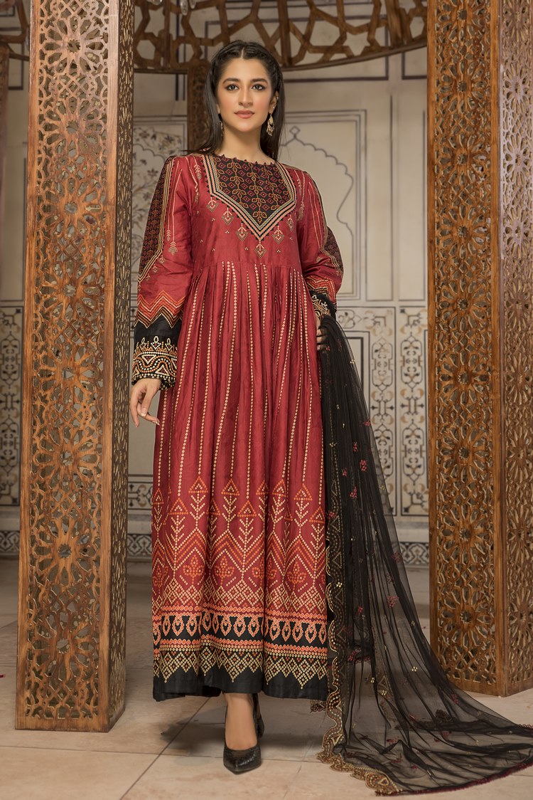 3-PC Stitched Self Jacquard Suit