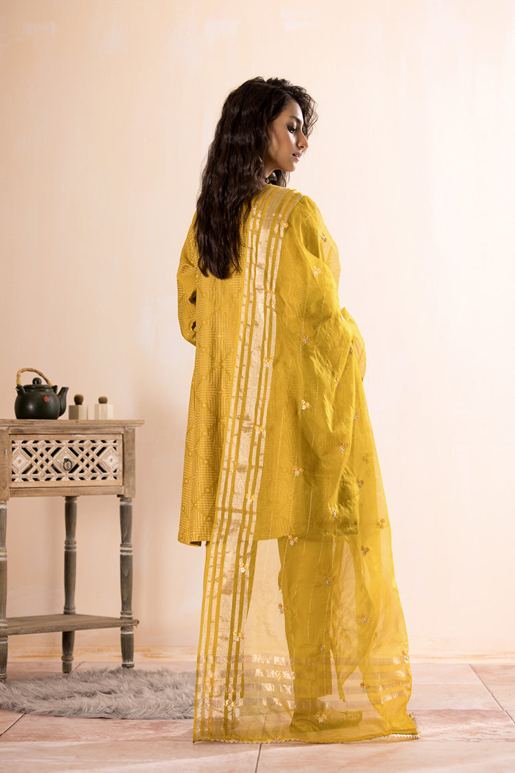 3-PC Stitched Jacquard Suit