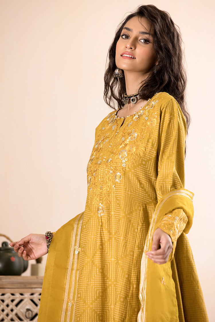 3-PC Stitched Jacquard Suit