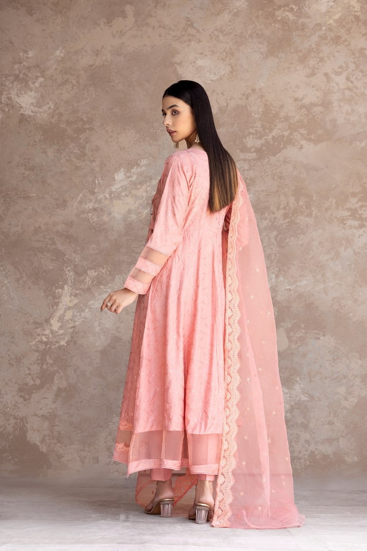 3-PC Stitched Embroidered Viscose Suit