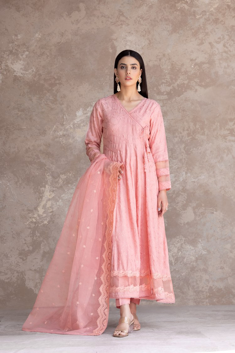 3-PC Stitched Embroidered Viscose Suit