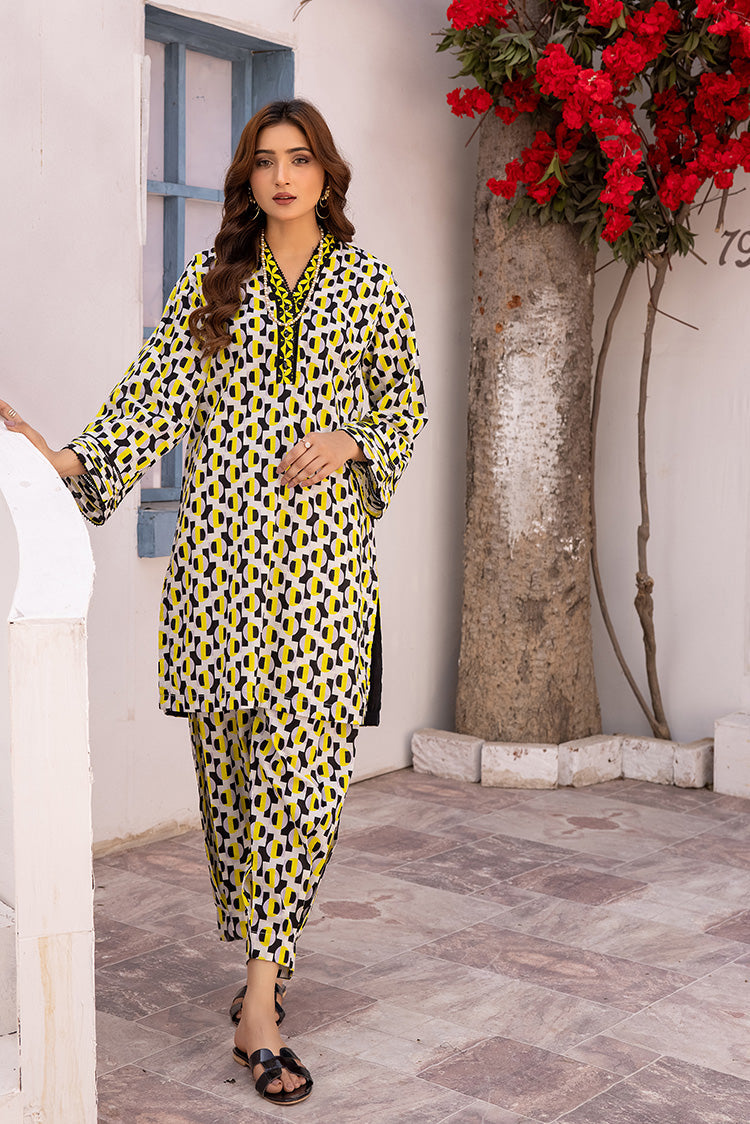 2-PC Stitched Printed Lawn Suit