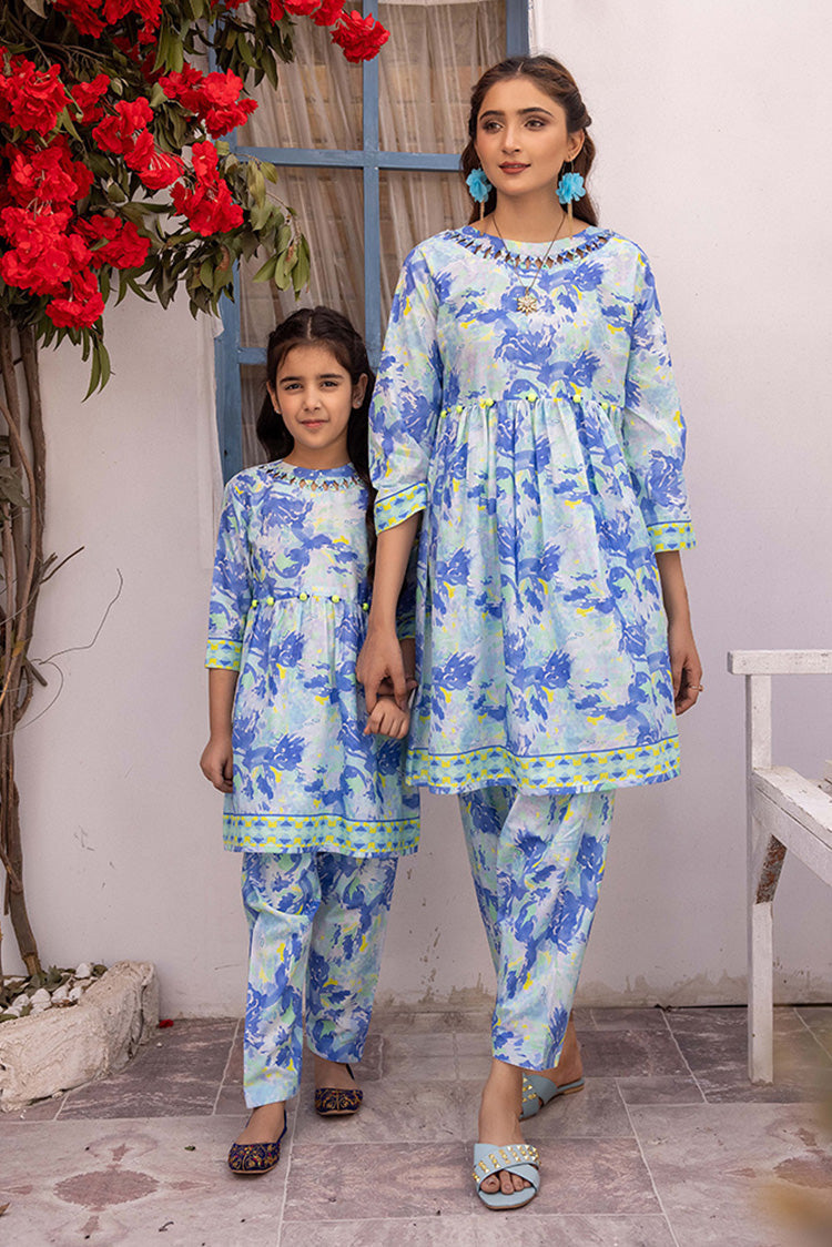 2-PC Stitched Printed Lawn Suit