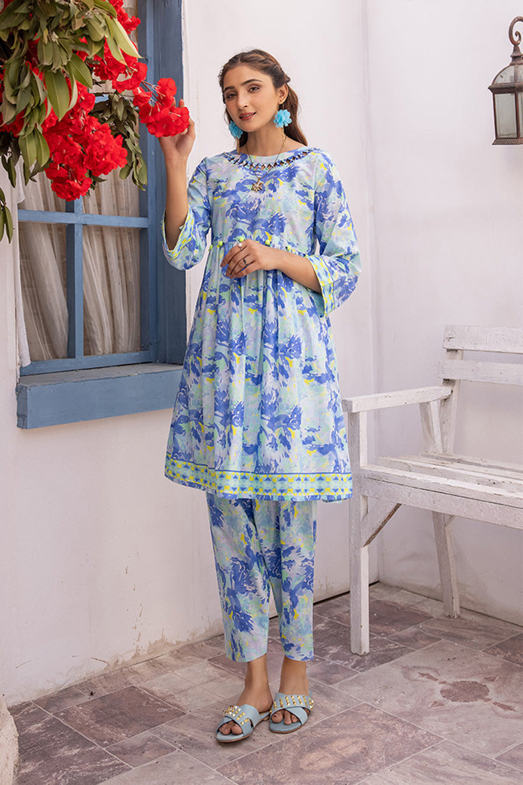 2-PC Stitched Printed Lawn Suit