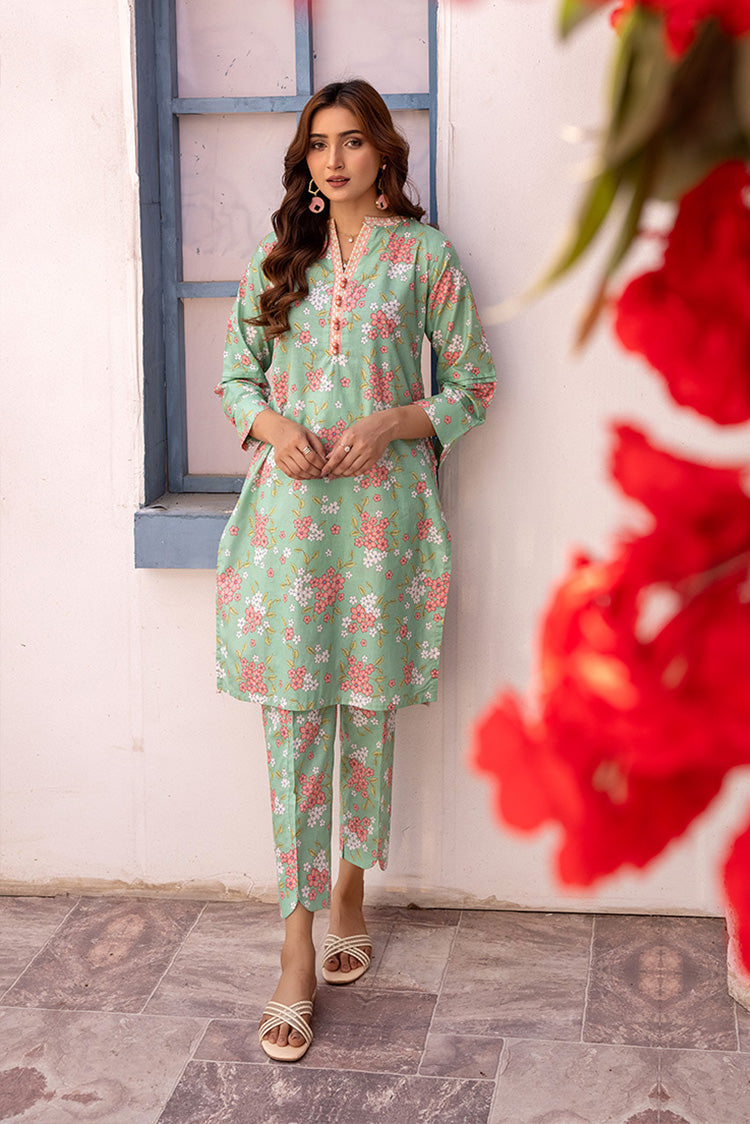 2-PC Stitched Printed Lawn Suit