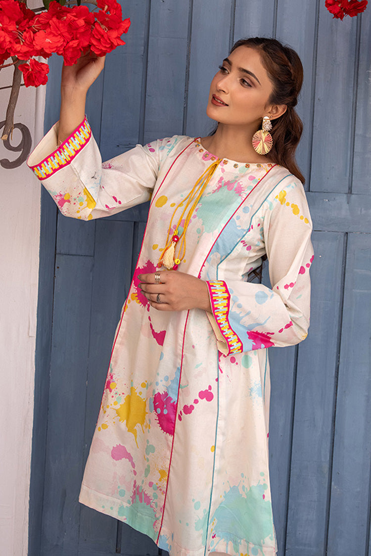 2-PC Stitched Printed Lawn Suit