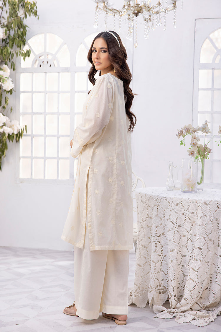 2-PC Stitched Embroidered Lawn Suit