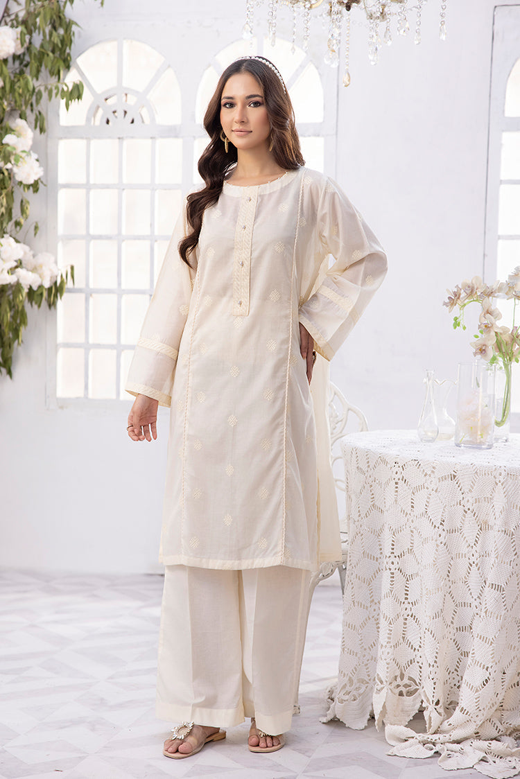 2-PC Stitched Embroidered Lawn Suit