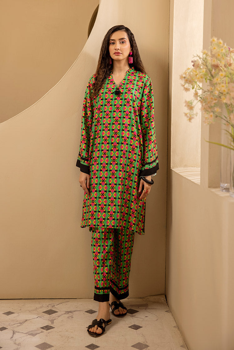 2-PC Stitched Printed Marina Suit