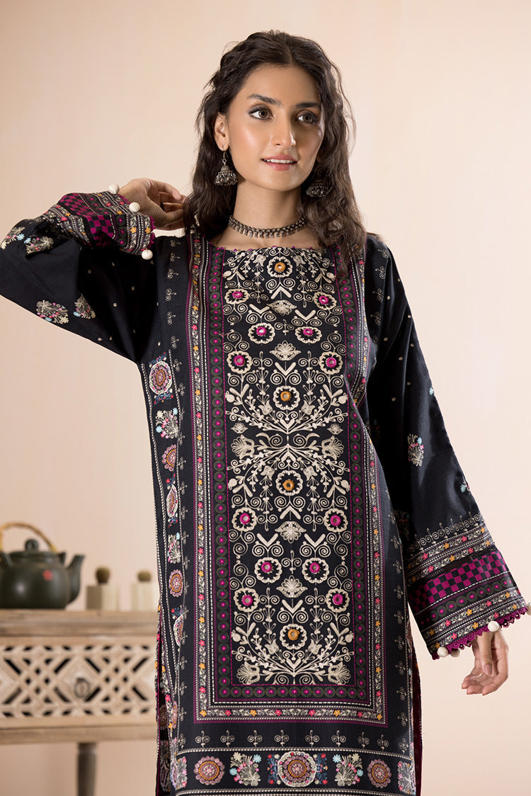 1-PC Unstitched Slub Khaddar Kurti