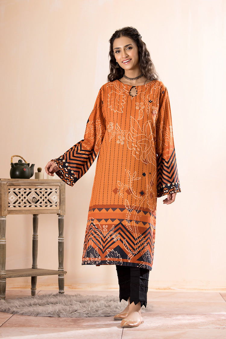 1-PC Unstitched Slub Khaddar Kurti