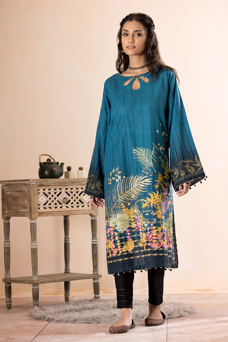 1-PC Unstitched Slub Khaddar Kurti