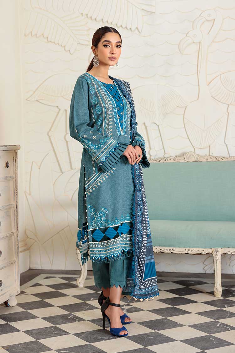 3-PC Wool Shawl Khaddar Suit