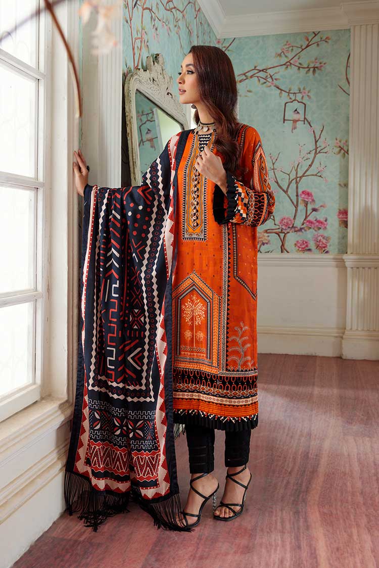 Musavir Embroidered Khaddar Collection Vol 1  -  EY-K3-1-09  -  3PC-Unstitched