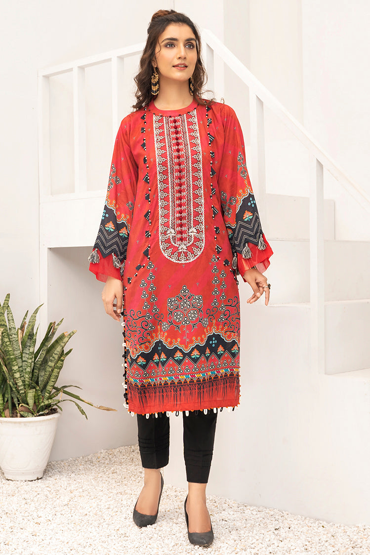 1-PC Unstitched Jacquard Kurti