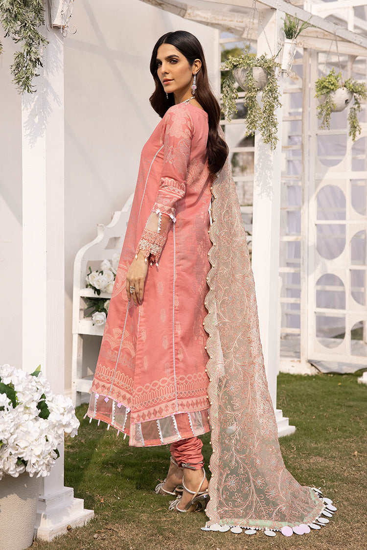 3-PC Unstitched Digital Printed Jacquard Suit