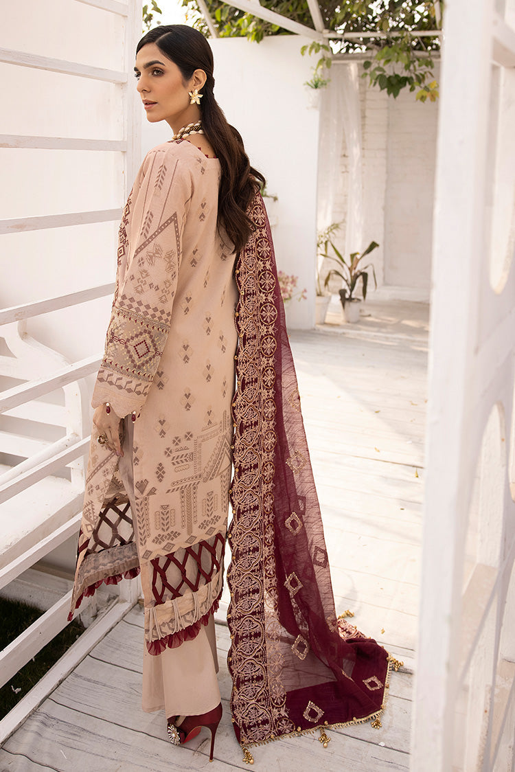 Shop 3-PC Unstitched Digital Printed Jacquard Suit Online Now