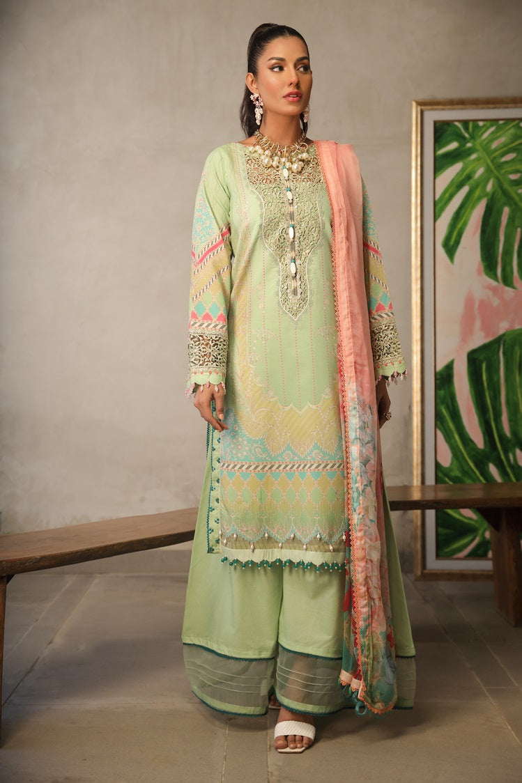 3-PC Unstitched Digital Printed Lawn Suit