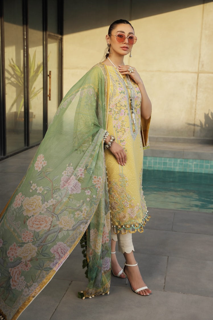 3-PC Unstitched Digital Printed Lawn Suit