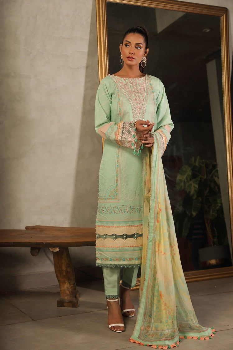 3-PC Unstitched Digital Printed Lawn Suit