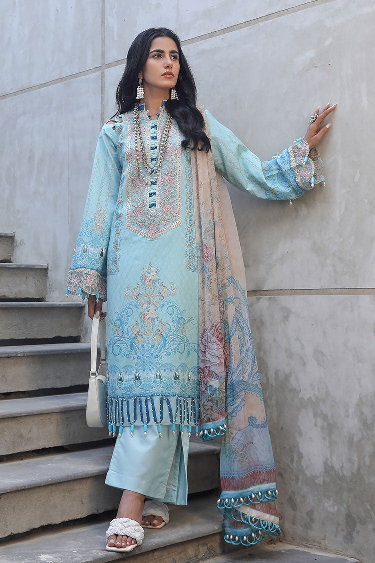 3-PC Unstitched Digital Printed Lawn Suit