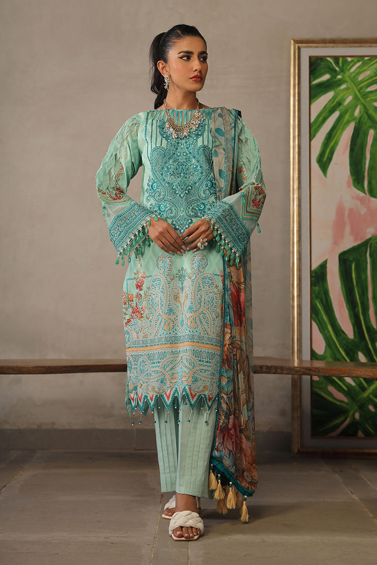 3-PC Unstitched Digital Printed Lawn Suit