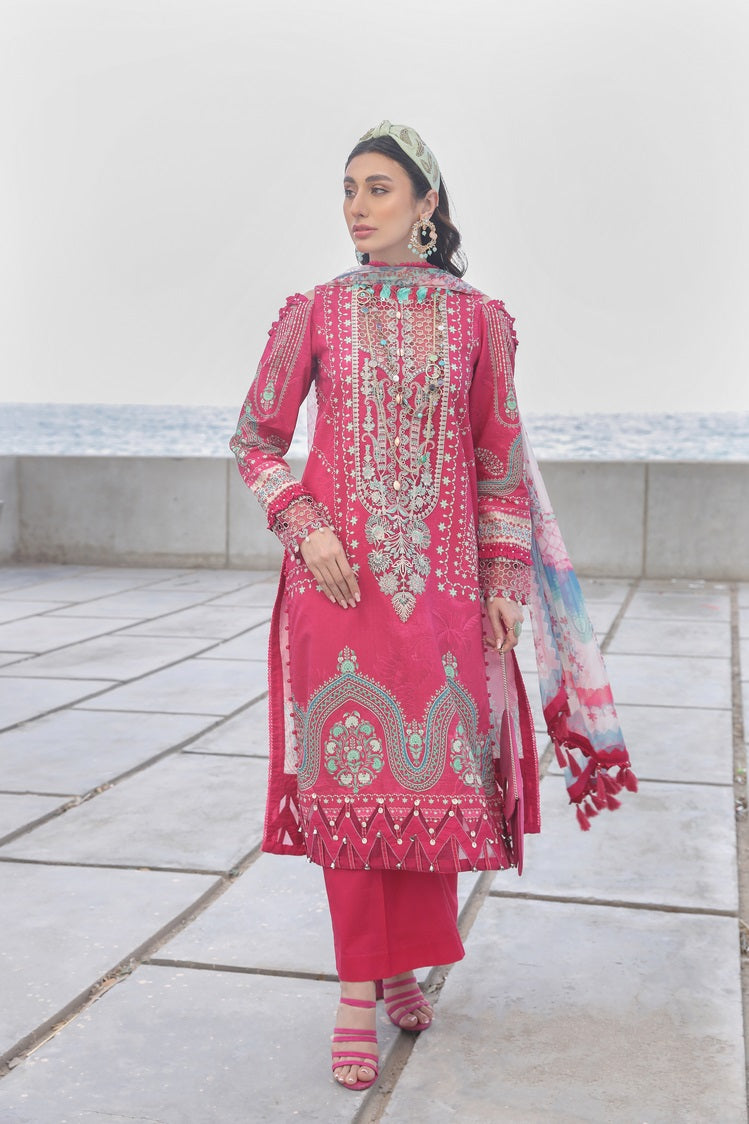 3-PC Unstitched Digital Printed Lawn Suit